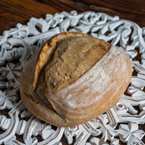 hogaza de espelta blanca de levaduramadre