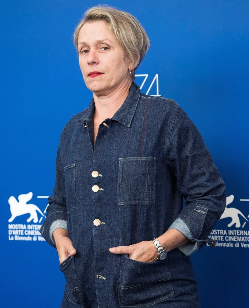 Cinco actrices y estilos en busca de un Oscar 32 Frances McDormand Festival de Cine de Venecia 2017