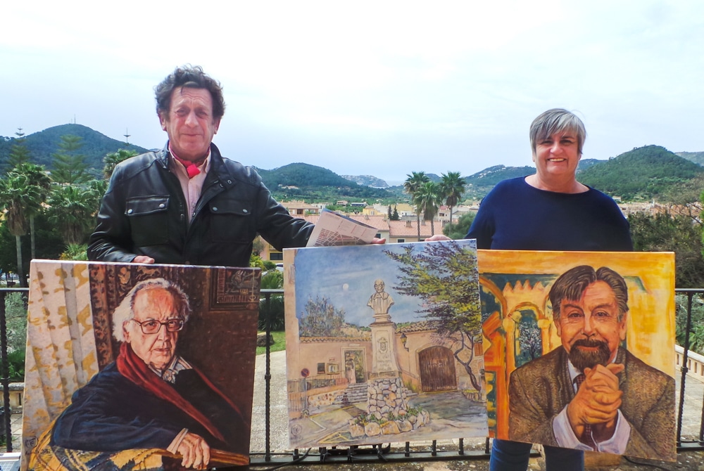 Andratx ya tiene a sus hijos ilustres en óleos 7 Pintura Andratx Porcell 2
