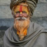 Nepal, grandeza vertical 3 12 Baba o monje Sadh%C3%BA de Pashupatinath Katmand%C3%BA copia
