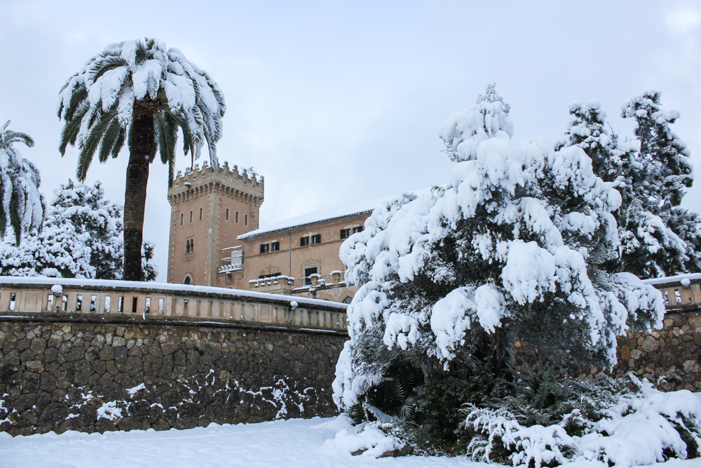 Una masa de aire polar muy fría que dejará nieve, frío y viento desde hoy al domingo en Península y Baleares 3 Andratx Nevado 4717