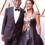 La alfombra roja de los Oscar 7 Danny Glover and Eliane Cavalleiro