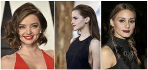 Miranda Kerr Fake Bob Emma Watson Wet Look Olivia Palermo Coleta francesa