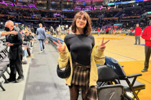 Aitana con los Lakers