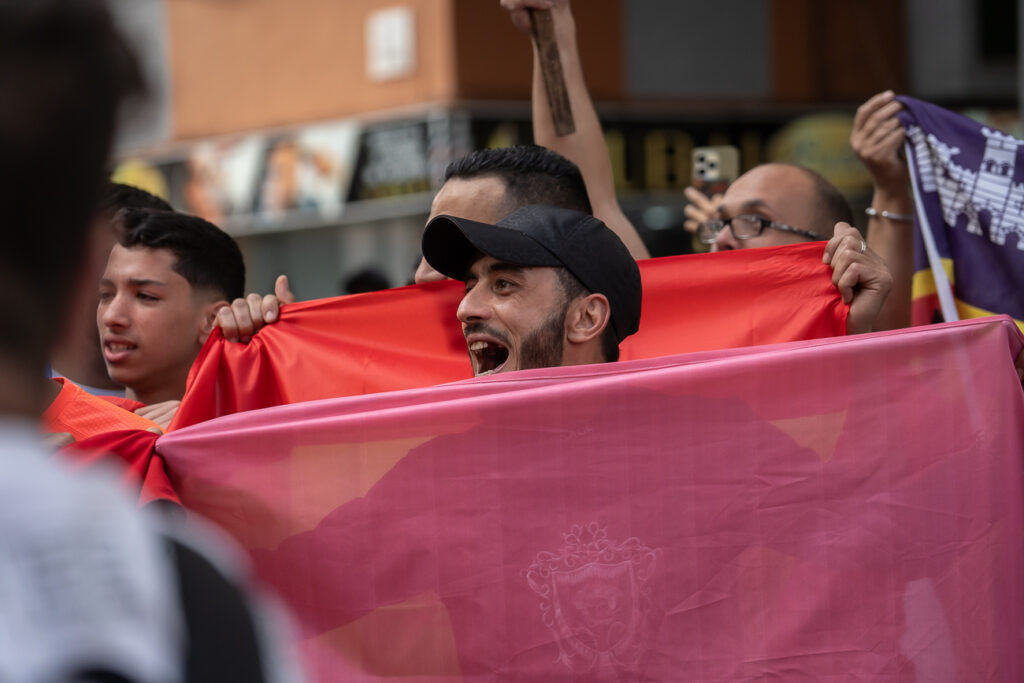 Concentracion en Son Gotleu contra los argelinos 343