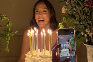 Tamara Falco en su cumpleaños