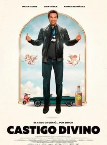 Póster de la película Castigo Divino con un hombre en el centro