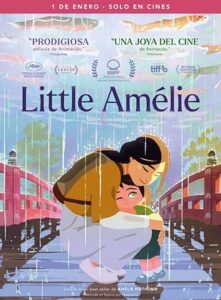 Cartel de la película Little Amélie con personajes animados