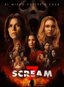 Cartel de la película Scream 7 con personajes principales