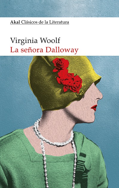Portada del libro La señora Dalloway de Virginia Woolf con ilustración colorida.