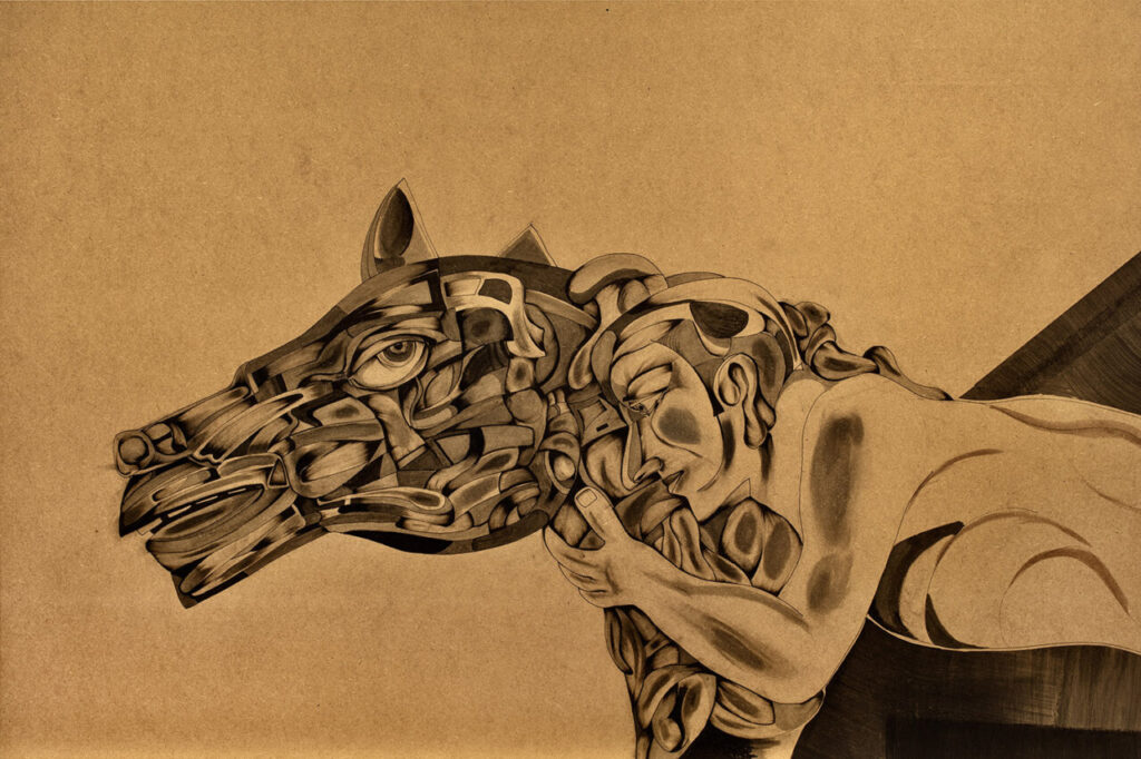 Obra de arte contemporáneo en la feria Art Madrid 2023