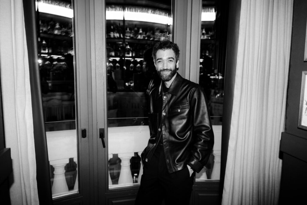 Pablo Erroz en la fiesta de presentación de su colección en MBFWM