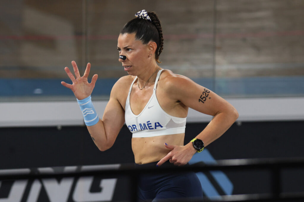 Atleta en acción durante la Strong Race 2026 en Palma