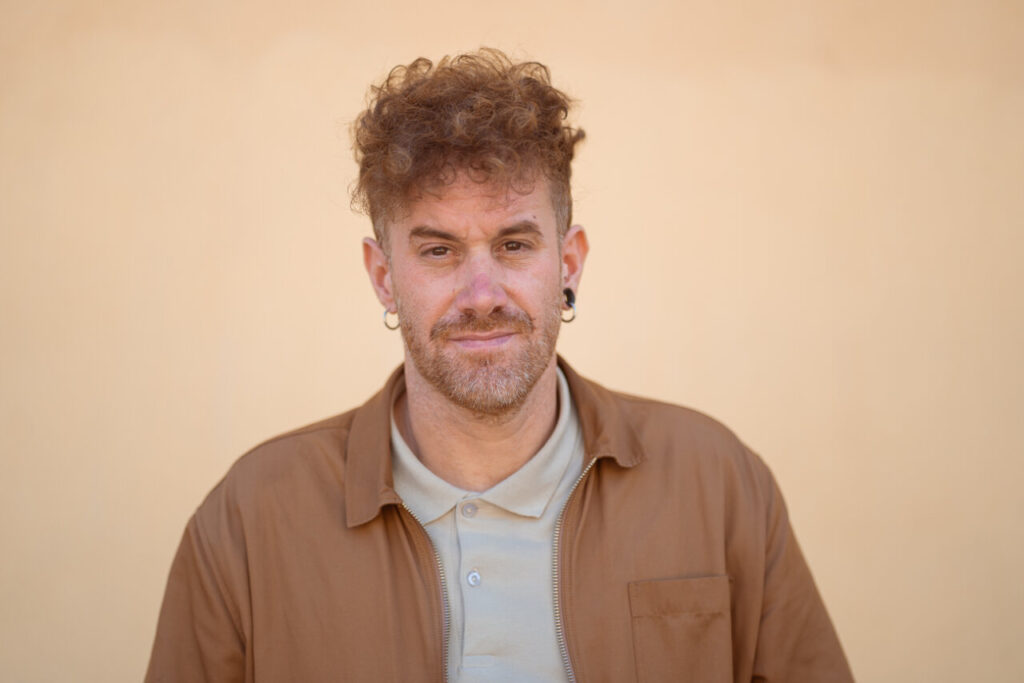 Retrato de Andrés Boned Andreu, conocido como Bonetti, en un fondo claro.
