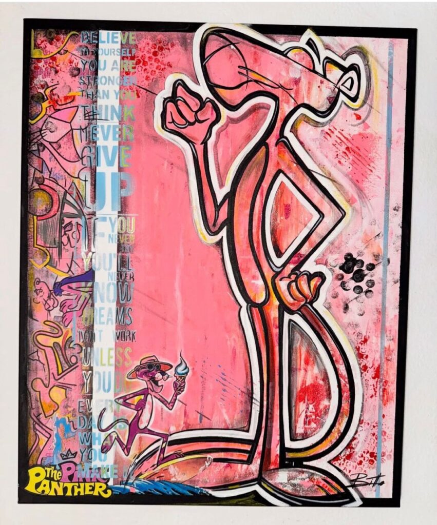 Obra de arte contemporáneo en exposición colectiva en Palma de Mallorca