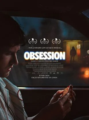 Cartel de la película Obsession con un joven en un coche