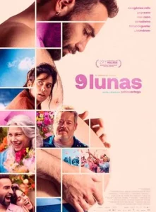 Cartel de la película 9 Lunas con personajes principales
