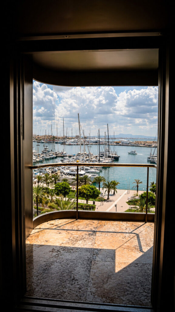 FITZ Mallorca abre sus puertas el 16 de julio con PAWSA al frente de la cabina 1 Vista del puerto de Palma desde el interior de FITZ Mallorca