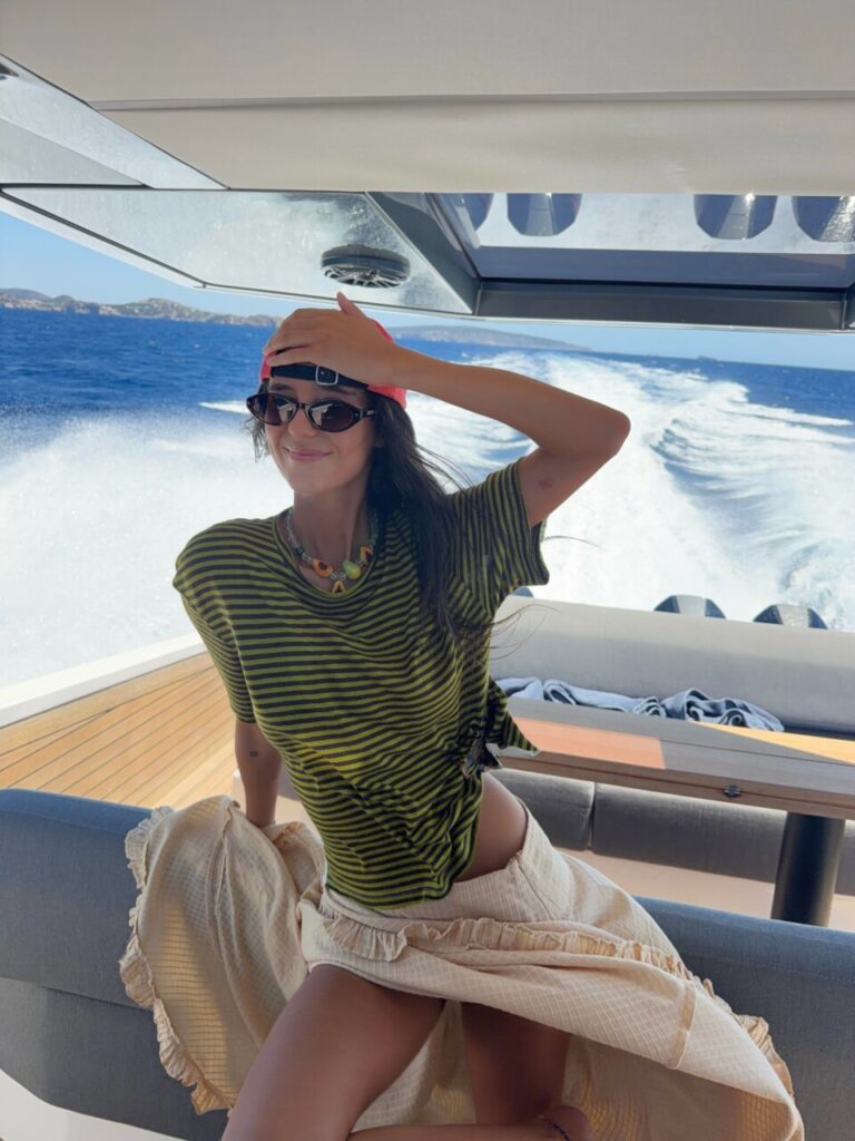 Victoria Federica disfrutando de un día en barco en Mallorca