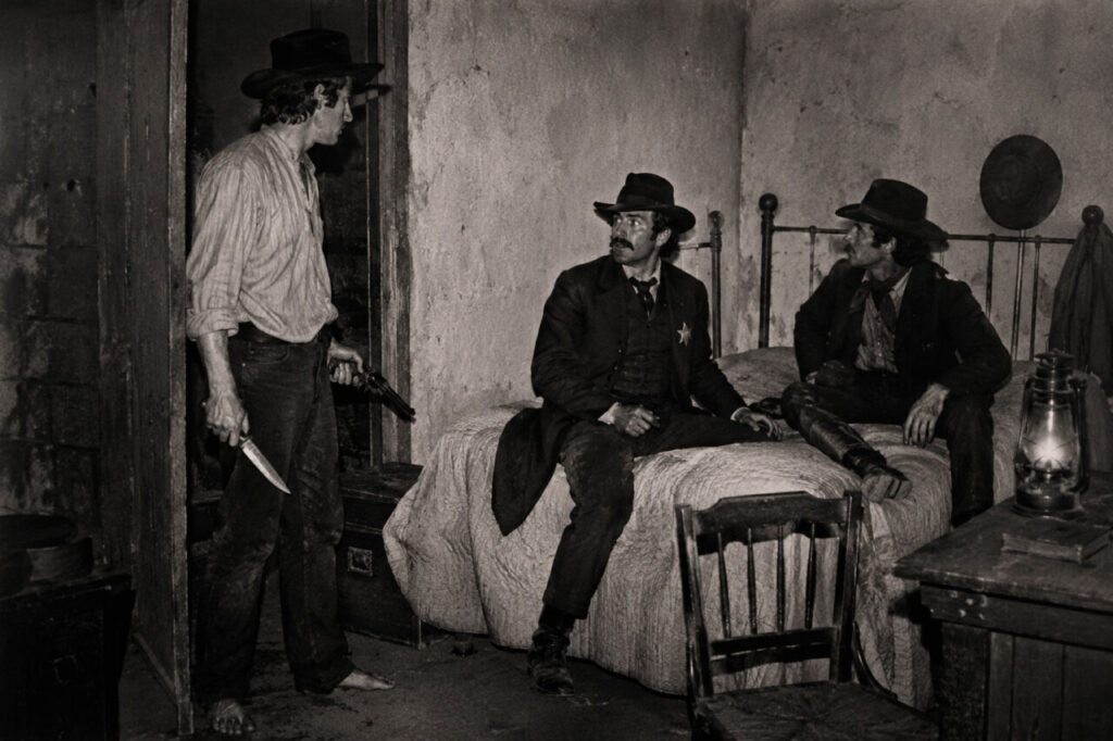 Pat Garrett mata a Billy the Kid en Fort Sumner, hace 145 años 1 Escena del enfrentamiento entre Pat Garrett y Billy the Kid en Fort Sumner