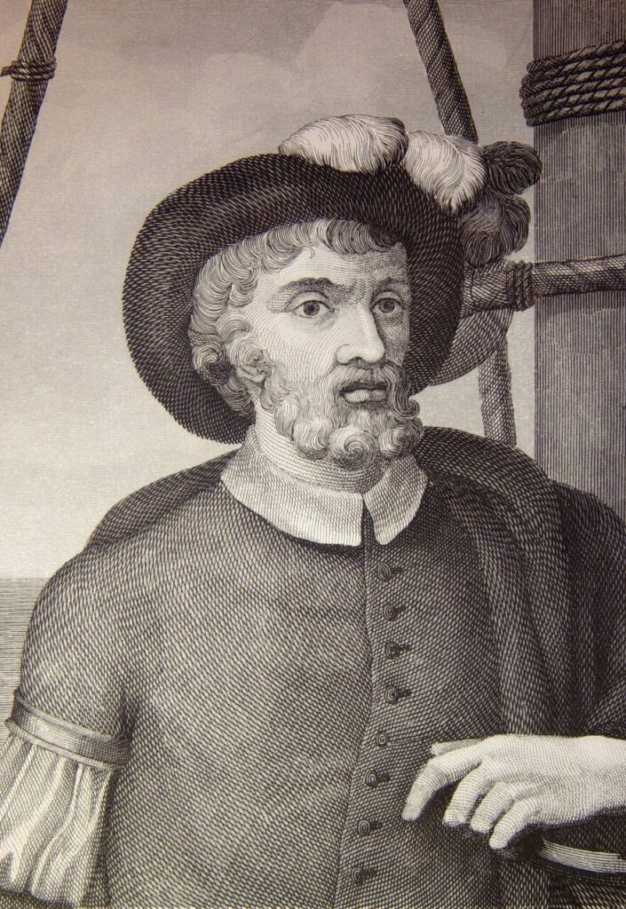 La muerte de Juan Sebastián Elcano: escorbuto, cinco días de mando y ninguna tumba 1 Retrato de Juan Sebastián Elcano, explorador español del siglo XVI.